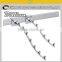 Chrome tube hooks wall mount holder metal hooks with ball
