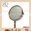 Desktop iron two sided sandblasting glass cosmetic mirror