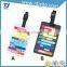 Custom id card holder Eco-environmental rubber luggage tags Fashion bag tag
