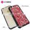 IVYMAX Red Mini Crystals Rhinestones Desire Candy Skin Cover With Soft TPU Frame For Iphone 6s Phone Case Supplier's Choice