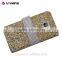 IVYMAX Luxury Glitter Bling Crystal Diamond PU Leather Wallet Case For Samsung Galaxy S7 Card Slots Cover