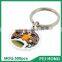 Wholesale bulk metal two sided soccer baseball personalized keychain