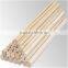 Natural Long Handle Besom Broom Round Wood Stick for Garden Tools