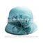 Ladies Church Hats New Fancy Sinamay Church Hats With Flowers