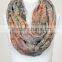 2016 Fall Winter Gold Trim Knit Cheap Infinity Scarf