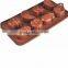 Food grade personalized shaped silicon chocolate bakeware