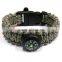 Wholesale plastic buckle with compass for survival paracord bracelet