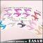 Glitter temporary eye tattoo sticker with 9 colors