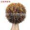 Hot sales top quality brazilian afro kinky curly human hair lace front wig on sale