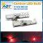 Canbus T10 194 wedge/ BA9S/PCB plug 2XSMD5630 LED bulb on the top red color