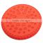 Ekia Pet Toys 100% Safe TPR Fish Print Wholesale Dog Frisbee for playing