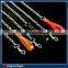 Dog Lead Chain with handle and Snap hook,Twist Dog Chain with Outdoor Chrome Plated