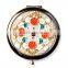 Wholesale Double-sided Pocket Mirror/silver Plated Mirror/makeup Mirror Decoration With Post Drill for Decoration