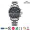 Luxury brand steel man watch chronograph