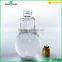 250ml bulb shape empty glass bottle for fruit juice wholesale