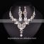 Fancy white stone necklace set/wedding jewelry sets dubai bridal/cheap indian jewelry sets