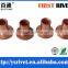 6x8.5mm copper color tubular steel rivet, brake lining rivet