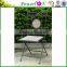 Competive Price Antique Metal Cheap Folding Square Garden Chair For Patio Park Home