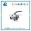 Sanitary Clamp-on No stranded ball valve