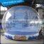 clear inflatable snow globe,Christmas snow globe for decoration,giant inflatable human snow ball