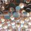 wholesale manufacture super shine ss20 lt peach color iron on glue hotfix stone for belt
