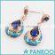 New series of Eye of the Phoenix blue Opal sterling silver unisex earrings