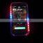 color changing LED phone case with led light & buit-in battery light selfie phone case