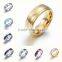 wholesale custom men women stainless steel couples engagement wedding rings