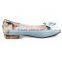 Princess Square Toe Thick Heel Single Flats Comfortable Bow Patchwork Plus Size Women's Low-Heeled Fashion Shoes