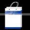 customized top-up white shopping paper bags with logo