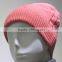 2016 New Design Cashmere Knit Pattern Ear Flaps Knitting Hat