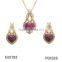 Eiffel Tower Eearrings Necklace Jewelry Set /Rings Necklace Pendant Gold Jewelry Set