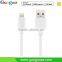 High quality factory price normal injection 8 pin sync data mfi usb cable for iphone7