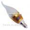 quality warm white e14 led candle light SMD 2835