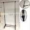High quaity metal frame movable laundary display clothes drying rack