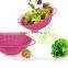 Best Selling 2Pcs Silicone colander Set Kitchen Basket Strainer