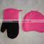 Heat resistant silicone oven mitts