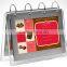 2016 new design clear acrylic calendar display stand