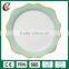 Wholesale high grade 13 inch luxury ceramic decorative gold charger plates for wedding
