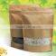 Waterproof high resistance material kraft paper packing bag