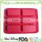 Hot selling!!!100% food grade safety small rectangle silicone cake mold