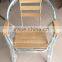 ZT-1042CT aluminum ash wood chair and table set