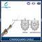 Low price aluminum clad steel stranded 28 core opgw cable
