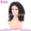 16 Inch kinky curly texture short human hair lace wig for black women