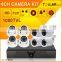 Lowest Price 1000TVL H264 night vison 8 channel cctv camera system