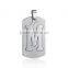 2016 Fashion square nameplate pendant necklace inlaid removed letters in 316L stainless steel