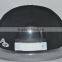 Guangzhou hat factory professional custom 100% acrylic/black/embroidery logo/flat brim hat