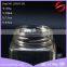 300ml square glass jam jar with black metal lids