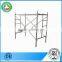 Tubular steel frame scaffolding