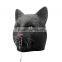2016 Hot sales latex Cute face Party black cat mask